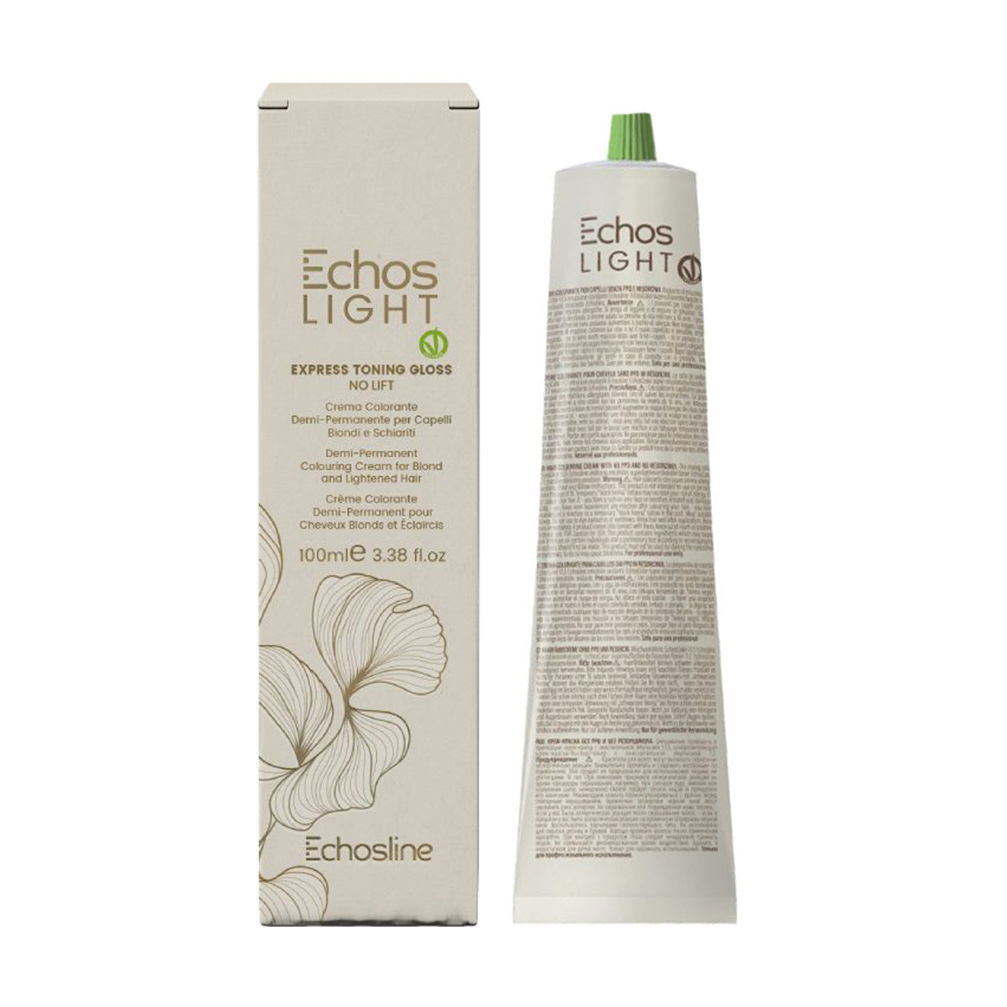 Тонувальна фарба для волосся Echosline Echos Light Express Toning Gloss, Pearl, 100 мл